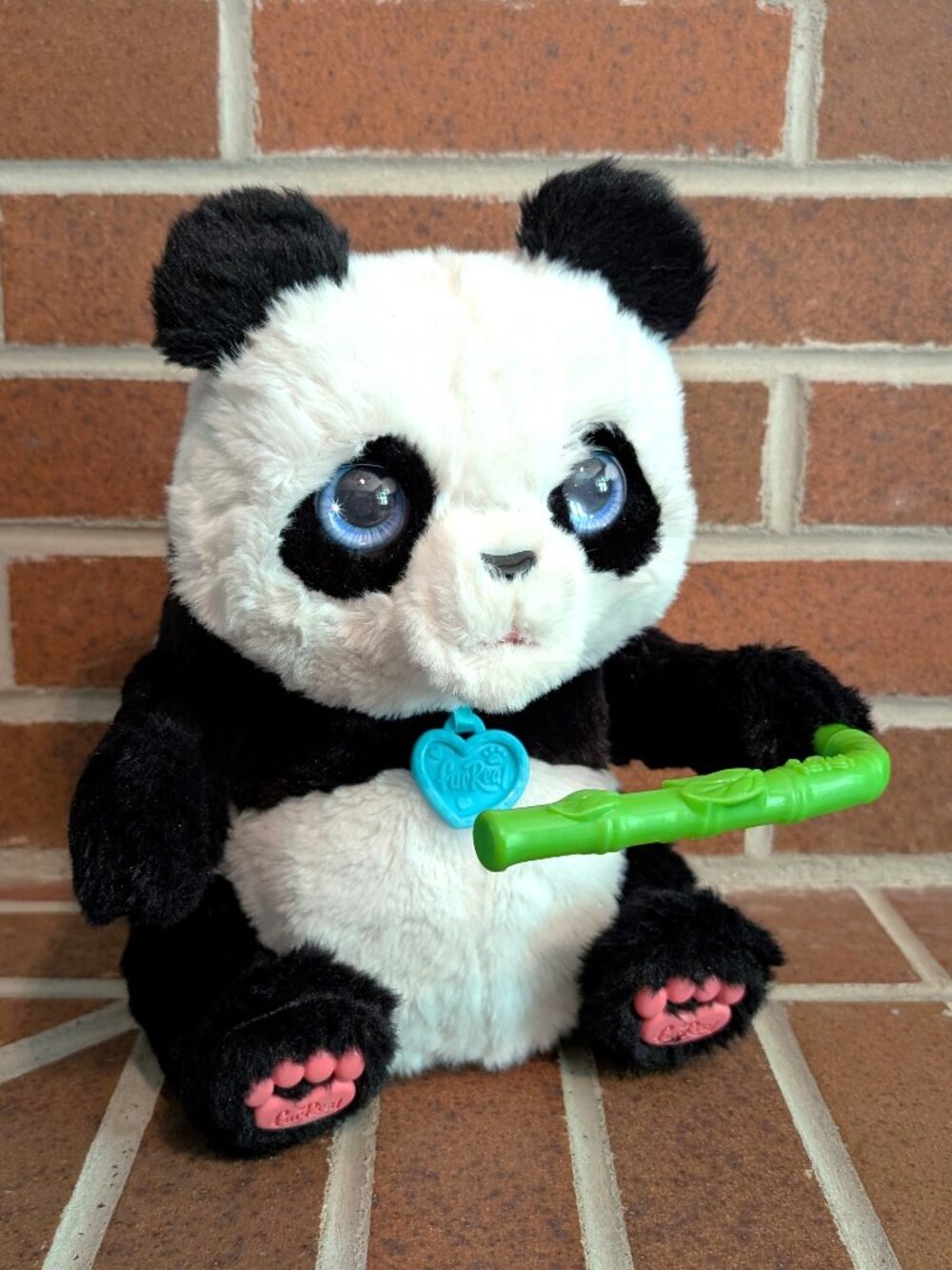 FurReal Panda Interactive Plush Hasbro 2025 Animated Toy w/ Bamboo -Tested Works